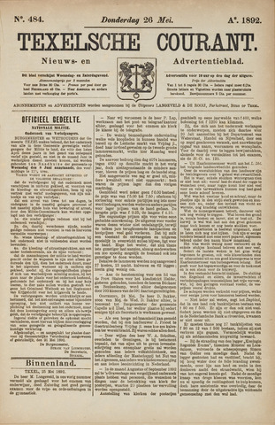 Texelsche Courant 1892-05-26