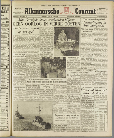 Alkmaarsche Courant 1958-09-10