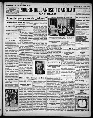 Noord-Hollandsch Dagblad : ons blad 1933-04-05
