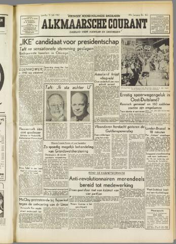 Alkmaarsche Courant 1952-07-12