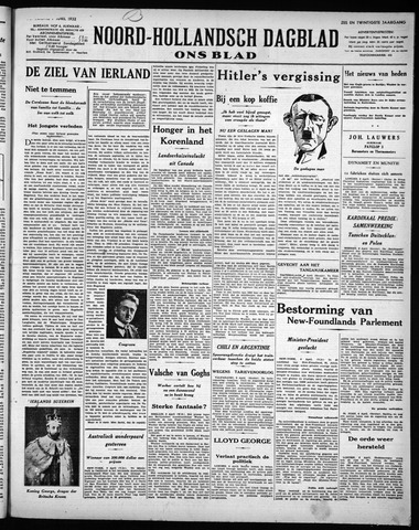 Noord-Hollandsch Dagblad : ons blad 1932-04-07
