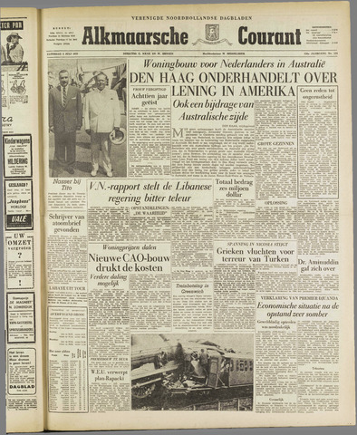 Alkmaarsche Courant 1958-07-05