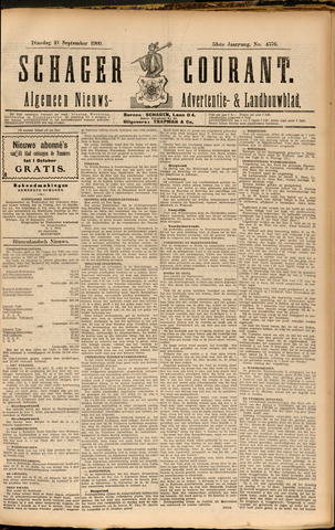 Schager Courant 1909-09-21
