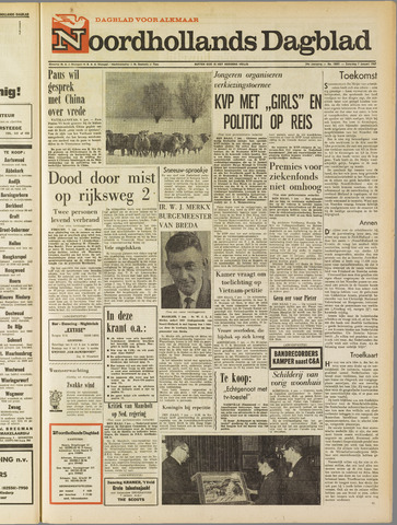 Noordhollands Dagblad : dagblad voor Alkmaar en omgeving 1967-01-07