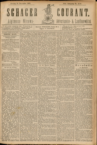 Schager Courant 1905-12-31