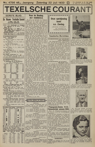 Texelsche Courant 1933-07-22