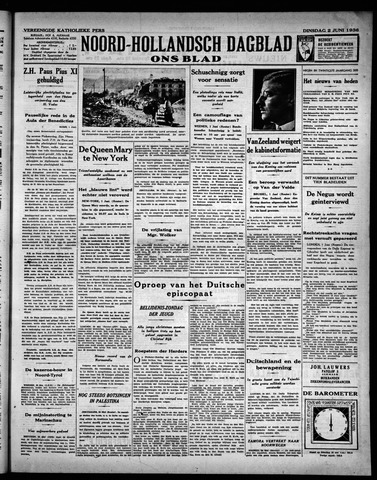 Noord-Hollandsch Dagblad : ons blad 1936-06-02