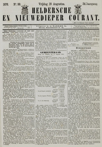 Heldersche en Nieuwedieper Courant 1876-08-18