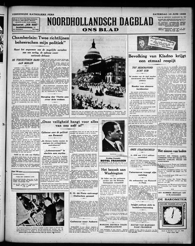 Noord-Hollandsch Dagblad : ons blad 1939-06-10