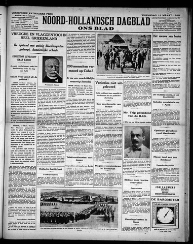 Noord-Hollandsch Dagblad : ons blad 1935-03-13