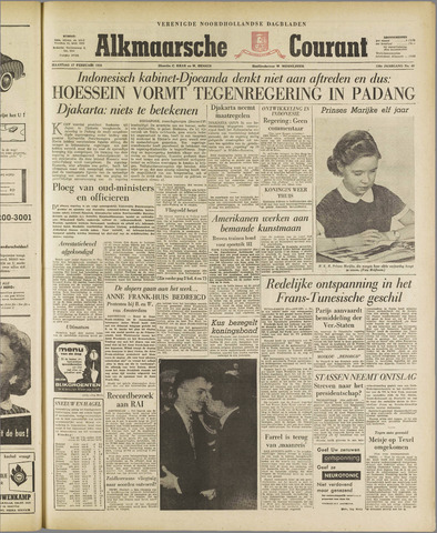 Alkmaarsche Courant 1958-02-17
