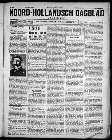 Noord-Hollandsch Dagblad : ons blad 1925-06-24
