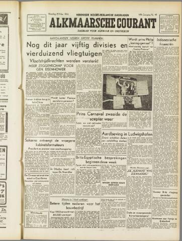 Alkmaarsche Courant 1952-02-25