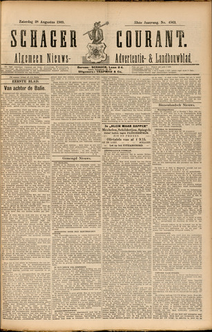 Schager Courant 1909-08-28