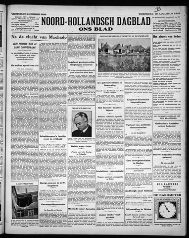 Noord-Hollandsch Dagblad : ons blad 1933-08-16