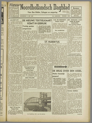Nieuw Noordhollandsch Dagblad, editie Schagen 1946-05-02