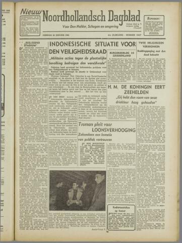Nieuw Noordhollandsch Dagblad, editie Schagen 1946-01-22