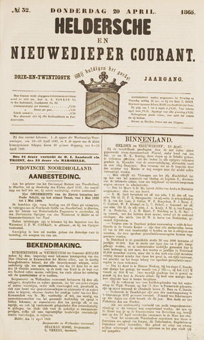 Heldersche en Nieuwedieper Courant 1865-04-20