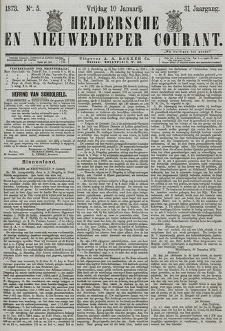 Heldersche en Nieuwedieper Courant 1873-01-10