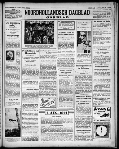 Noord-Hollandsch Dagblad : ons blad 1939-08-04