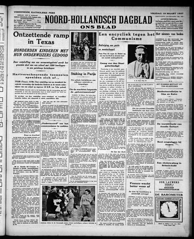 Noord-Hollandsch Dagblad : ons blad 1937-03-19