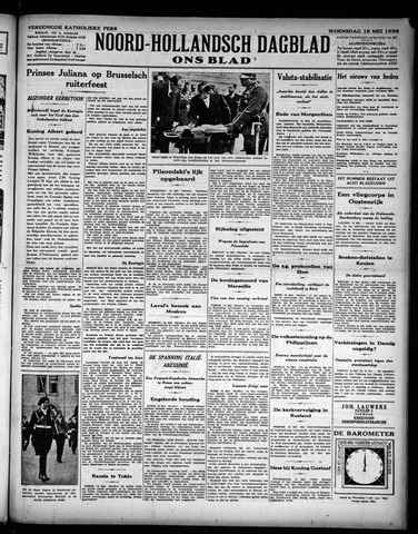 Noord-Hollandsch Dagblad : ons blad 1935-05-15