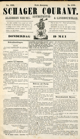 Schager Courant 1881-05-19