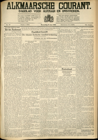 Alkmaarsche Courant 1932-06-15