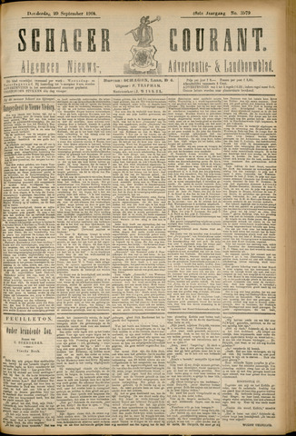 Schager Courant 1904-09-29