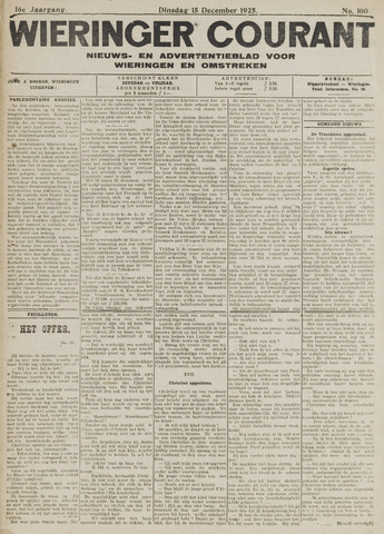 Wieringer courant 1925-12-15
