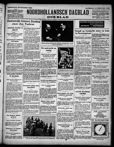 Noord-Hollandsch Dagblad : ons blad 1938-02-19
