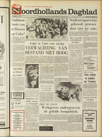 Noordhollands Dagblad : dagblad voor Alkmaar en omgeving 1970-09-26