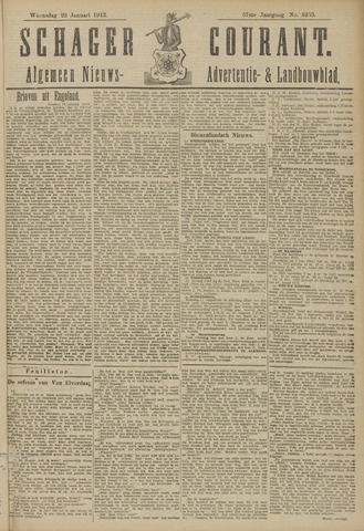 Schager Courant 1913-01-22