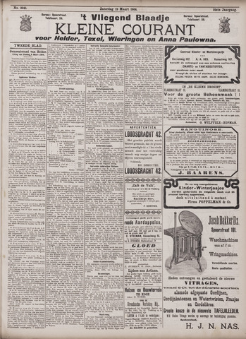 Vliegend blaadje : nieuws- en advertentiebode voor Den Helder 1904-03-12