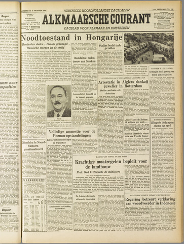 Alkmaarsche Courant 1956-10-25