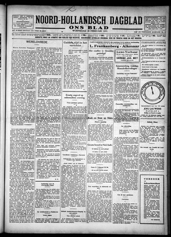 Noord-Hollandsch Dagblad : ons blad 1931-02-18