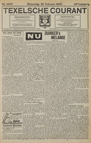 Texelsche Courant 1930-02-26