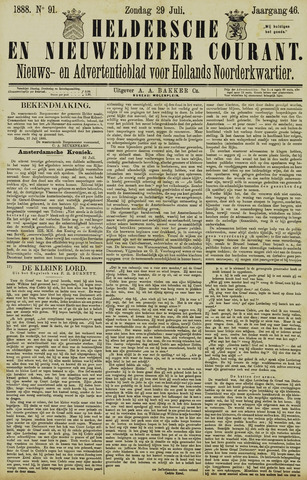 Heldersche en Nieuwedieper Courant 1888-07-29