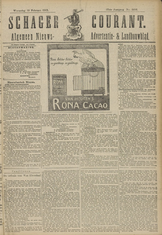 Schager Courant 1913-02-19