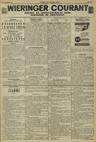Wieringer courant 1928-10-26