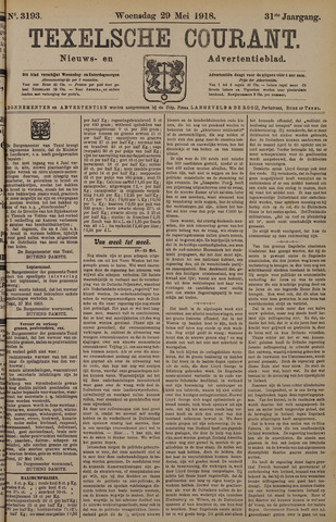 Texelsche Courant 1918-05-29