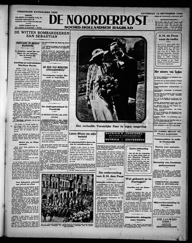 Noord-Hollandsch Dagblad : ons blad 1936-09-12