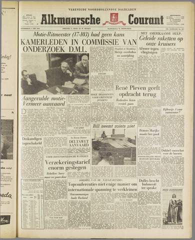 Alkmaarsche Courant 1958-05-08