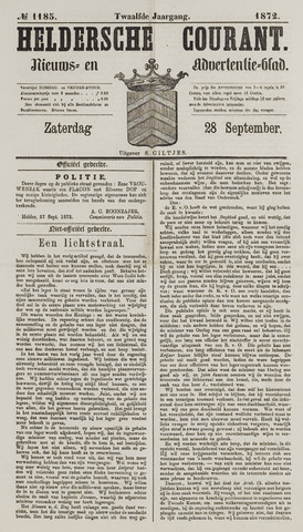 Heldersche Courant 1872-09-28