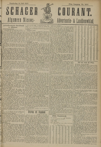 Schager Courant 1913-07-24