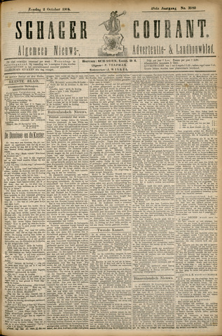 Schager Courant 1904-10-02
