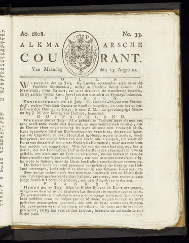 Alkmaarsche Courant 1808-08-15