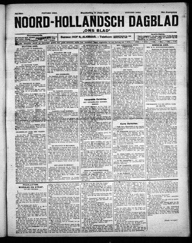 Noord-Hollandsch Dagblad : ons blad 1925-06-11