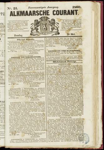 Alkmaarsche Courant 1860-05-20