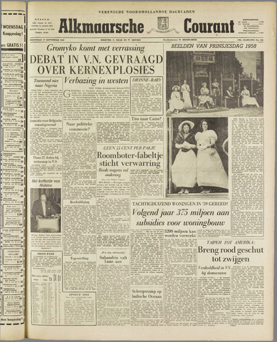 Alkmaarsche Courant 1958-09-17